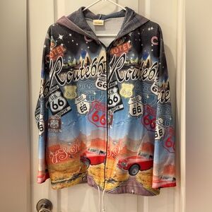 Route 66 Graphic Hoodie